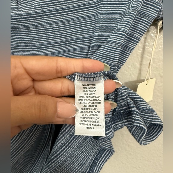 A.N.A Striped Short-Sleeve Top - Picture 7 of 7